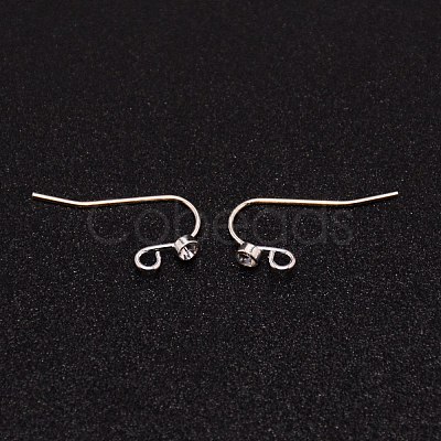 Brass Earring Hooks KK-WH0035-34-1