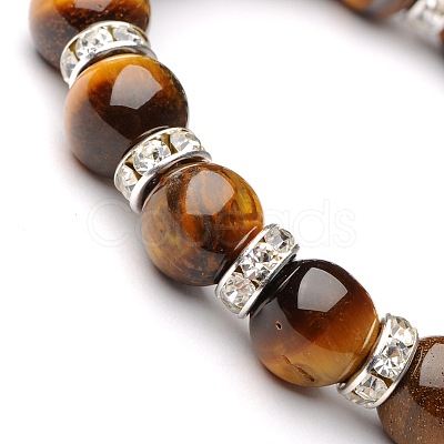 Gemstone Stretch Bracelets BJEW-JB01533-1