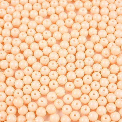 Opaque Baking Paint Glass Beads DGLA-T004-02D-1