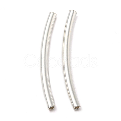 925 Sterling Silver Tube Beads STER-D035-12S-04-1