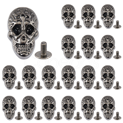 20 Sets Zinc Alloy Studs Rivets FIND-FH0011-83-1