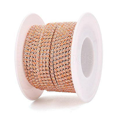 Iron & ABS Plastic Imitation Pearl Tennis Chains CH-Q006-01A-08-1