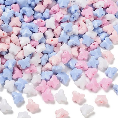 Opaque Acrylic Beads SACR-D009-02F-1