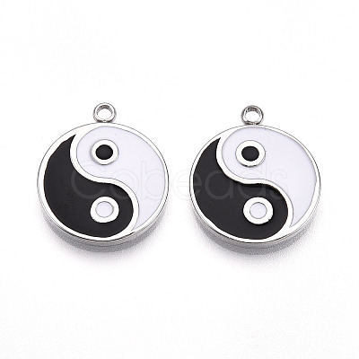 304 Stainless Steel Pendants STAS-N108-15P-1