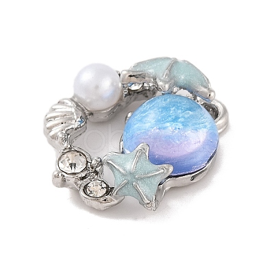 Alloy & Resin Pendants FIND-G081-01A-P-1