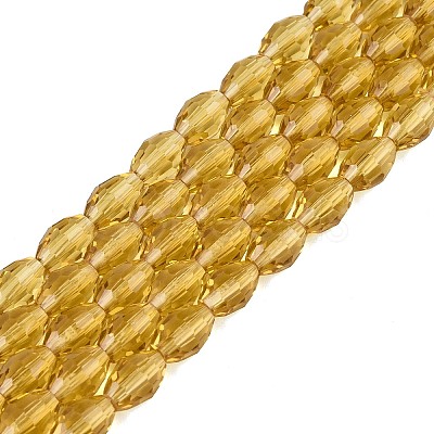 Transparent Glass Beads Strands GLAA-N071-01A-A08-1