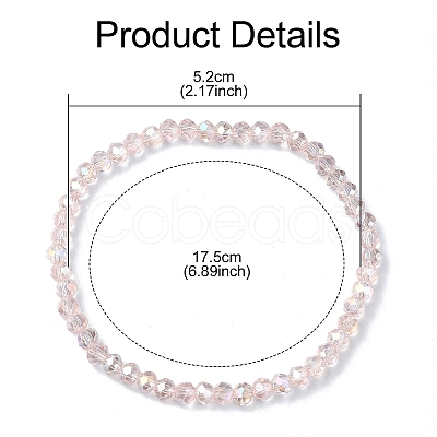 5Pcs Glass Beaded Stretch Bracelet Sets BJEW-YW00003-01-1