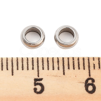 Non-Tarnish 201 Stainless Steel Beads STAS-Z078-08P-02-1
