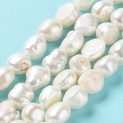 Natural Cultured Freshwater Pearl Beads Strands PEAR-Z002-11-1