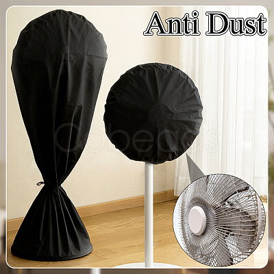 1Pc 210D Oxford Cloth Floor-standing Fan Cover AJEW-CN0007-13-1
