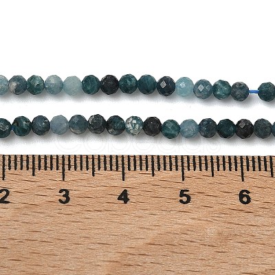 Natural Blue Tourmaline Beads Strands G-B168-A06-3mm-1