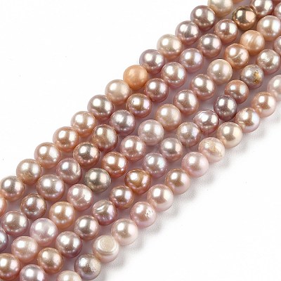 Natural Cultured Freshwater Pearl Beads Strands PEAR-L033-08A-01-1