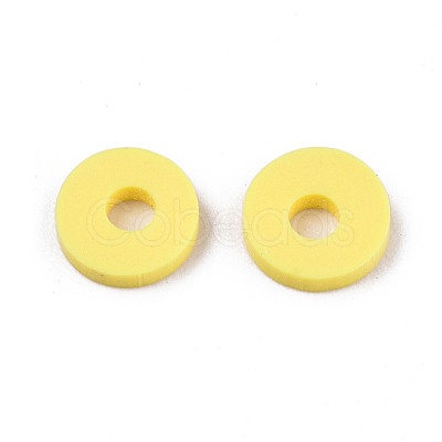 Handmade Polymer Clay Beads X-CLAY-Q251-6.0mm-109-1