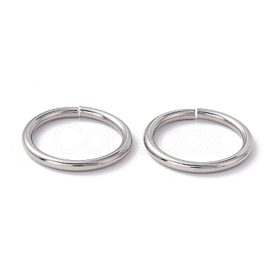 Non-Tarnish 304 Stainless Steel Open Jump Rings LS-X-STAS-C040-01G-P-1