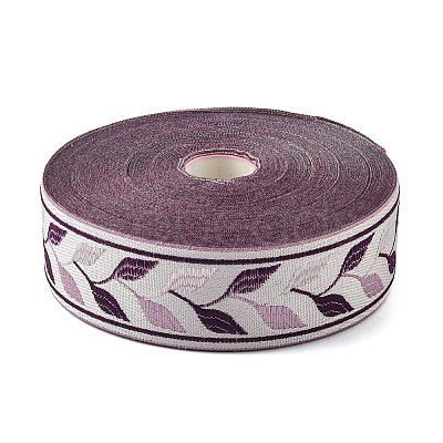 Embroidery Polyester Ribbon LS-OCOR-WH0033-88D-1