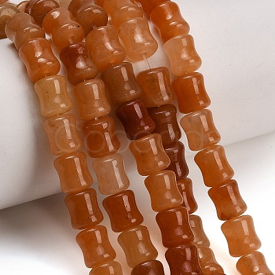 Natural Red Aventurine Beads Strands GG-CBA792A-E01-8x9mm-1