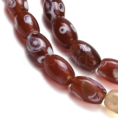 Natural Agate Beads Strands G-F811-B01-01-1