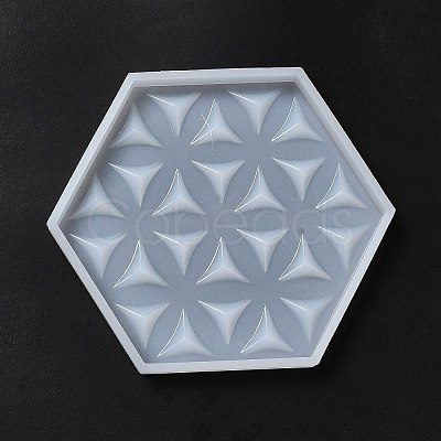 DIY Life of Flower Textured Cup Mat Silicone Molds SIMO-H009-05G-1