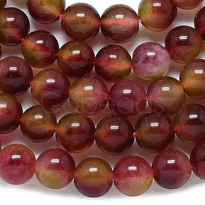 Natural Malaysia Jade Beads Strands G-B165-C05-8mm-1