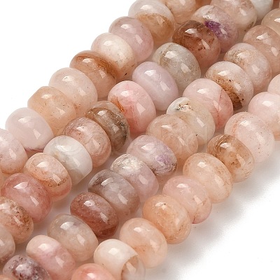 Natural Pink Morganite Beads Strands G-H335-P01-8mm-1