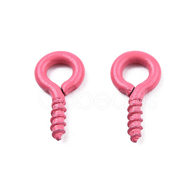 Spray Painted Iron Screw Eye Pin Peg Bails IFIN-N010-002B-11-1
