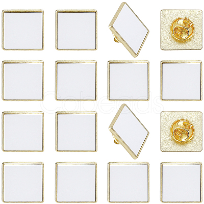20 Boxs Sublimation Blank Brooch Pins FIND-SP0004-09B-1