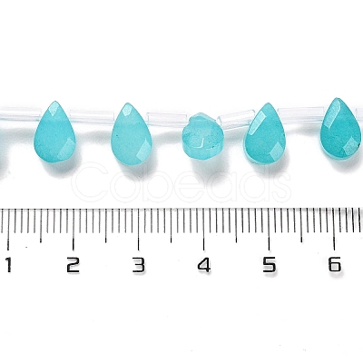Dyed Natural Amazonite Beads Strands G-Q167-A11-02-1