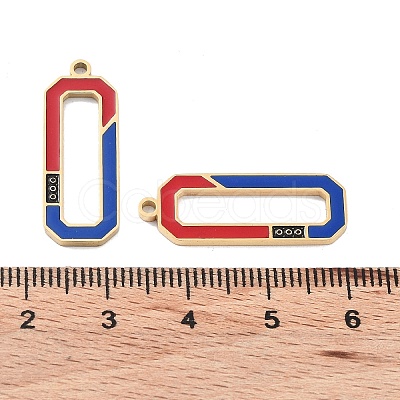 Ion Plating(IP) 304 Stainless Steel Pendants STAS-P339-09G-01-1