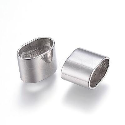 Tarnish Resistant 304 Stainless Steel Slide Charms STAS-E113-29P-1