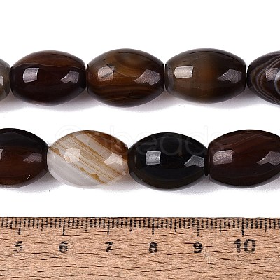 Natural Agate Beads Strands G-Q606-96-1