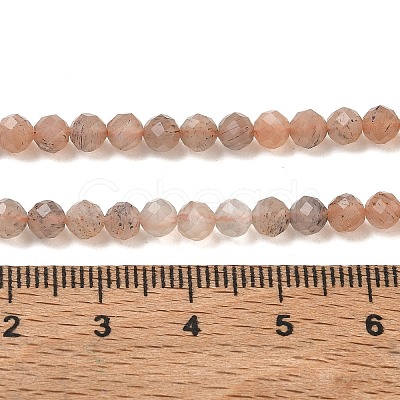 Gradient Natural Multi-Moonstone Beads Strands GG-CBA2E9C-A01-4mm-1