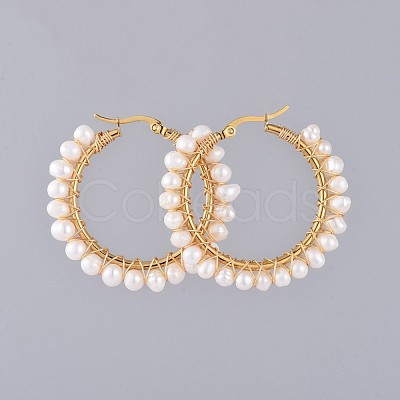 304 Stainless Steel Hoop Earrings X-EJEW-JE03836-1