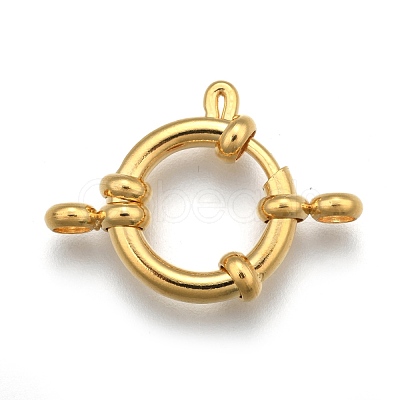 304 Stainless Steel Spring Ring Clasps X-STAS-H558-29G-1