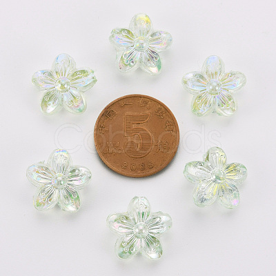 Transparent Acrylic Beads TACR-S154-45C-327-1