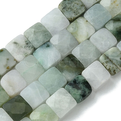 Natural Myanmar Jadeite Beads Strands G-A092-C01-02-1