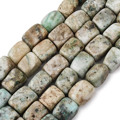 Natural Chrysocolla and Lapis Lazuli Beads Strands G-D098-D12-1