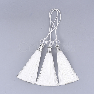 Polyester Tassel Big Pendant Decorations FIND-T055-M-1