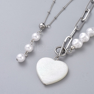 Pendant Necklaces NJEW-JN02690-1