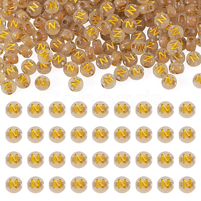 50G Luminous Transparent Acrylic Beads OACR-TAD0001-01N-1