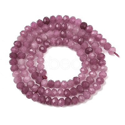 Dyed Natural Whie Jade Beads Strands GG-CBAF9EE-A30-3x4mm-1