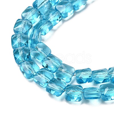 Transparent Glass Beads Strands GLAA-L050-A11-1