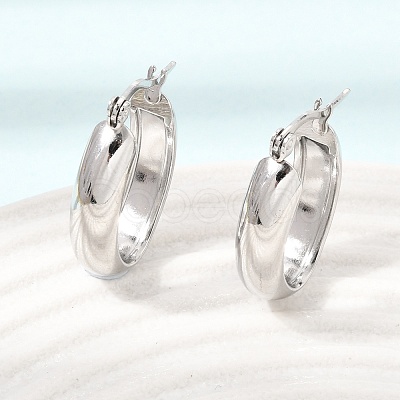 201 Stainless Steel Hoop Earrings for Women SA-CBA4A0D-08P-1