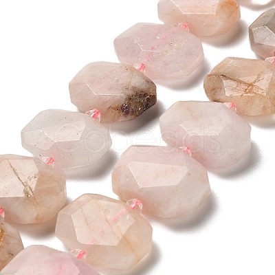 Natural Morganite Beads Strands G-H078-B20-01-1