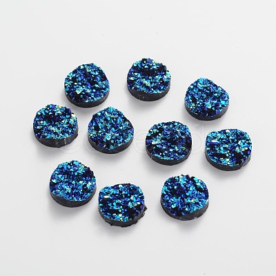 Druzy Resin Cabochons CRES-S040-12mm-6-1