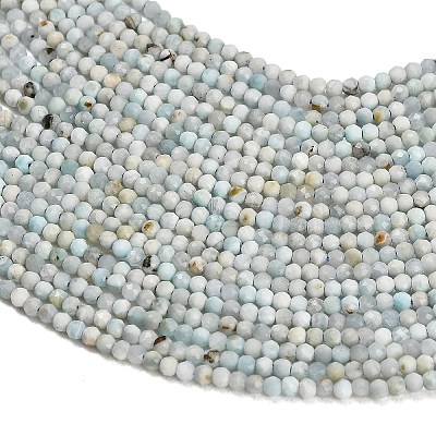 Natural Larimar Beads Strands GG-CBA767B-A03-1