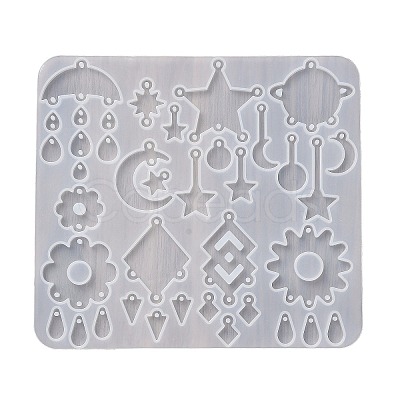 Earrings Pendants DIY Silicone Mold X1-DIY-Q033-07B-1