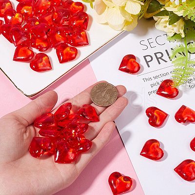 120Pcs Resin Beads RESI-SP0001-17A-1