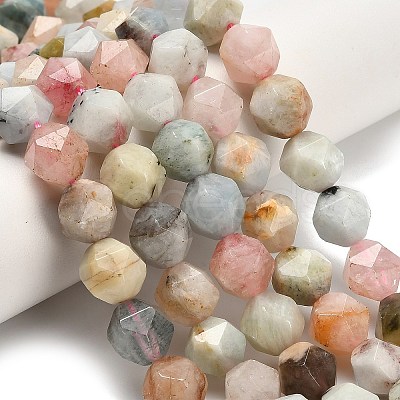 Natural Morganite Beads Strands G-H329-E03-10mm-02-1