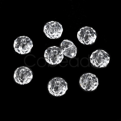 Imitation Austrian Crystal Beads X-SWAR-F068-4x6mm-01-1