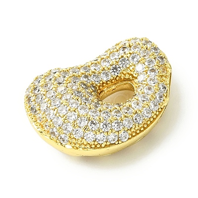 Rack Plating Brass Cubic Zirconia Pendants KK-S378-02G-D-1